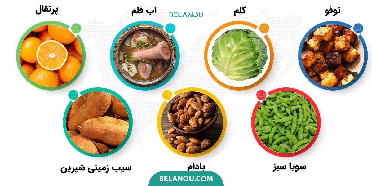 مواد غذایی پیش‌ساز کلاژن